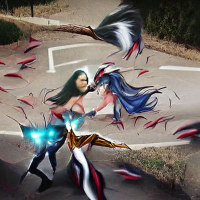Irelia Ionia Battles a Blind Warrior