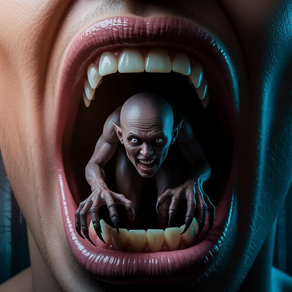 The Shadowy Crawler Descends into Human Terror