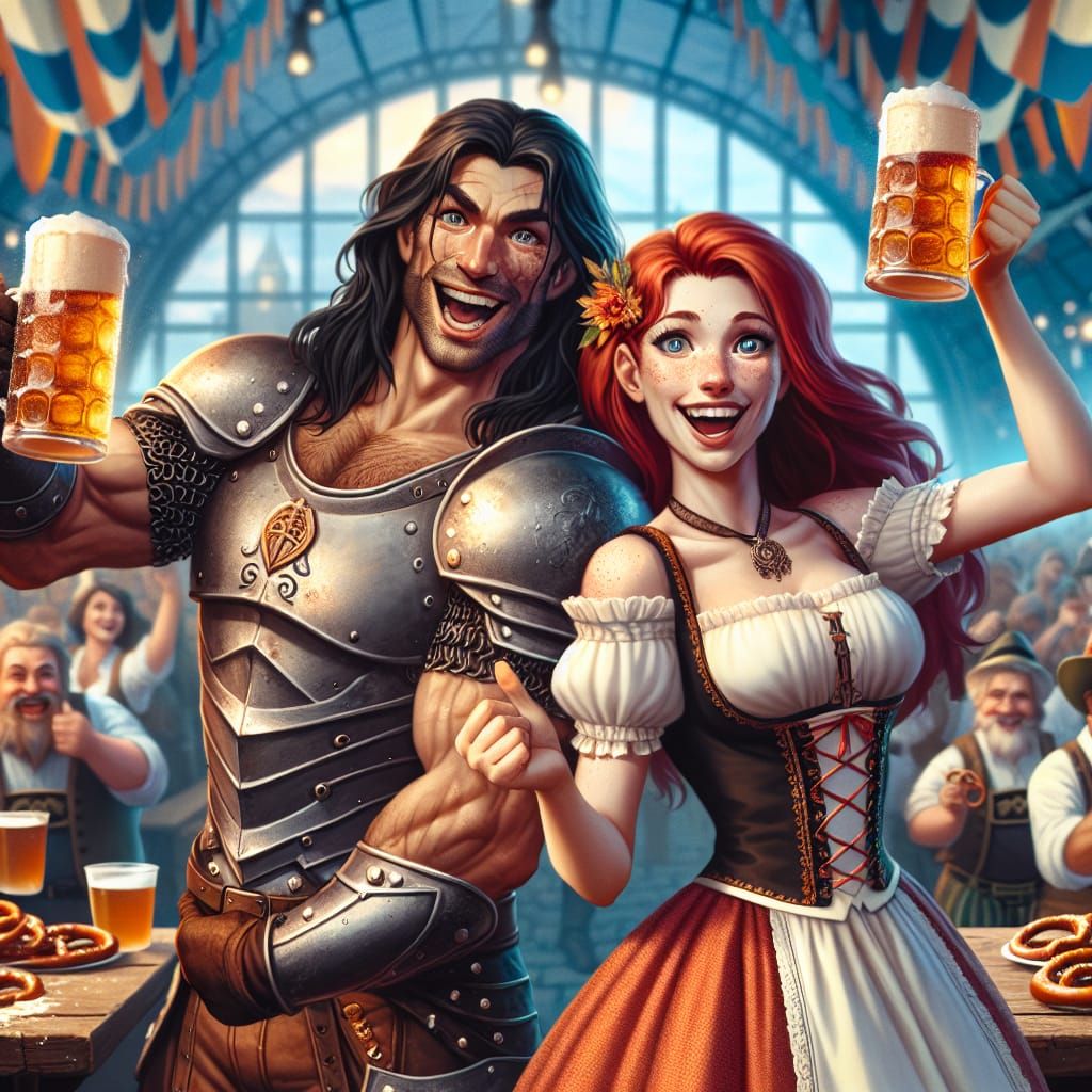 Cosplayers Celebrate Oktoberfest in Traditional Style