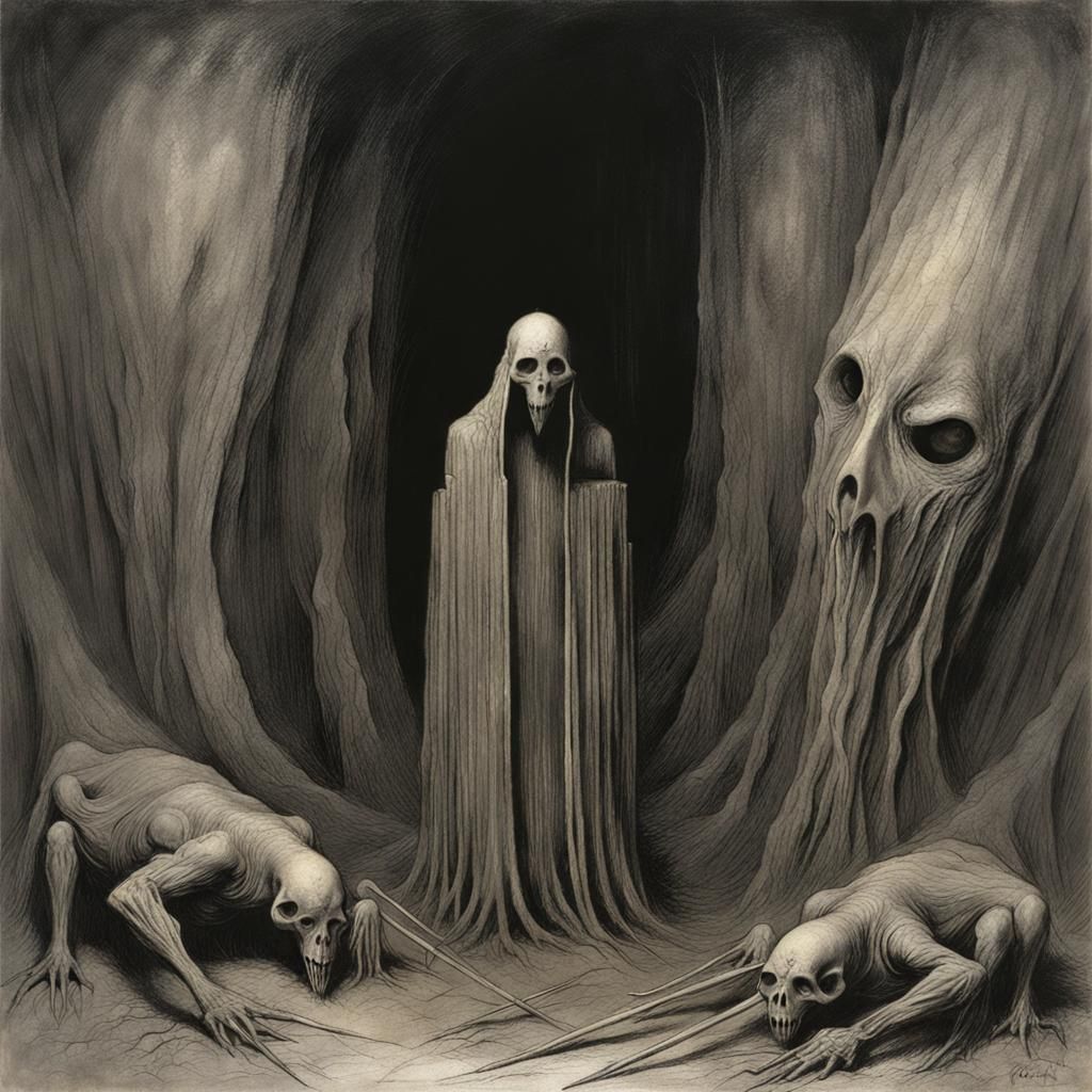 Grimdark Visions: A Surreal Landscape