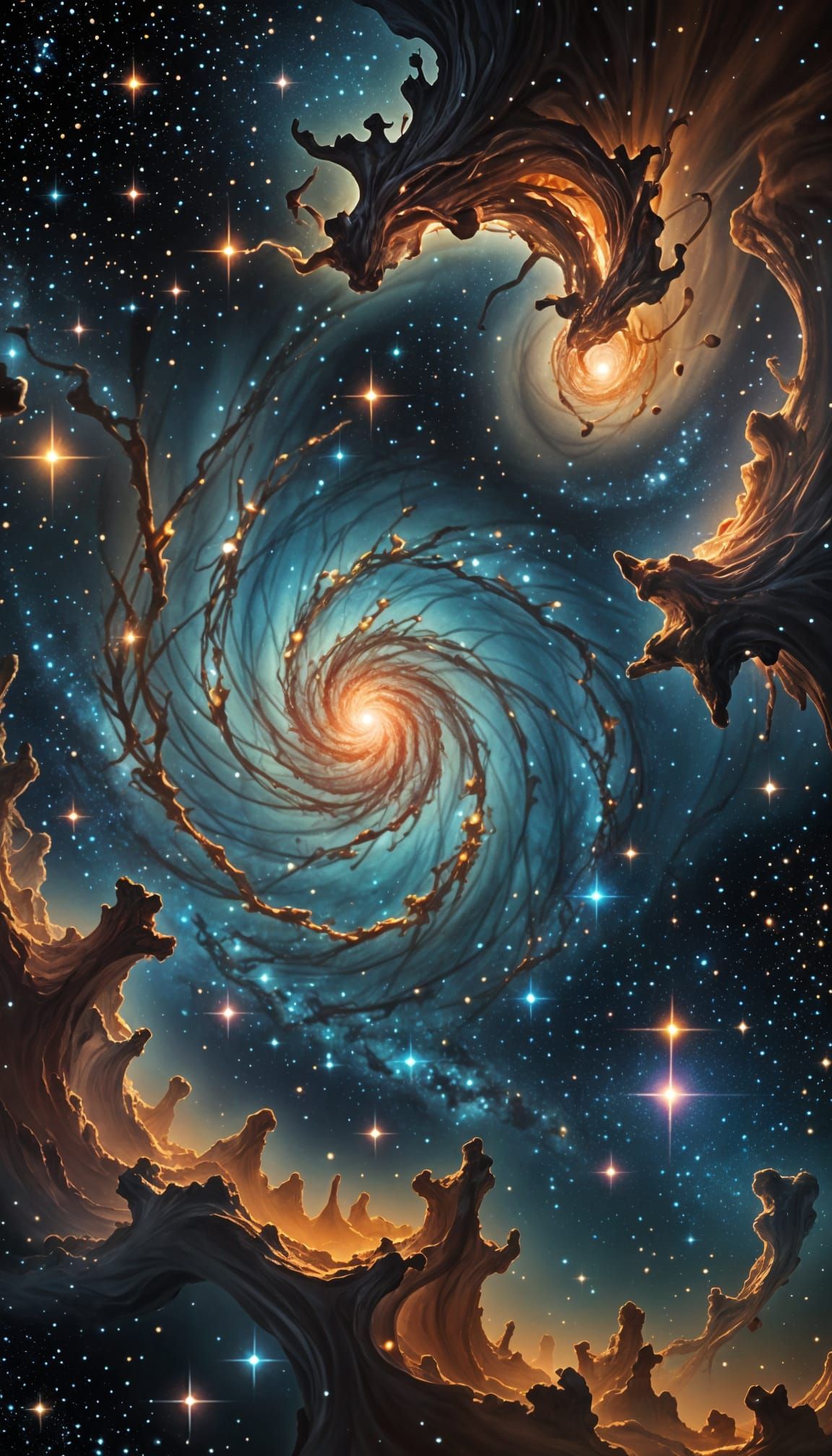 Cosmic Dreams Evolve into Newborn Stars