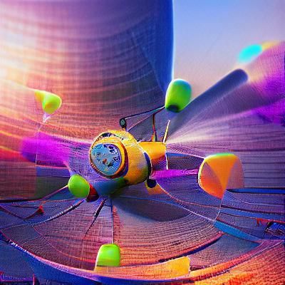 Nuclear Explosion as 3D Digital Art