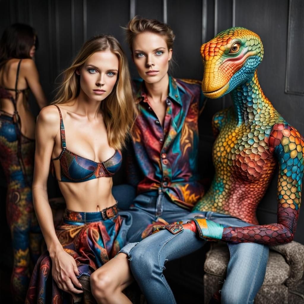 Surreal Alien Restaurant Celebration: Detailed Magical Reali...