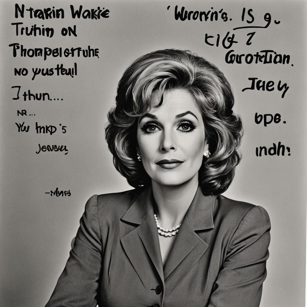 Workin' 9 to 5 Lyrics as Digital Art