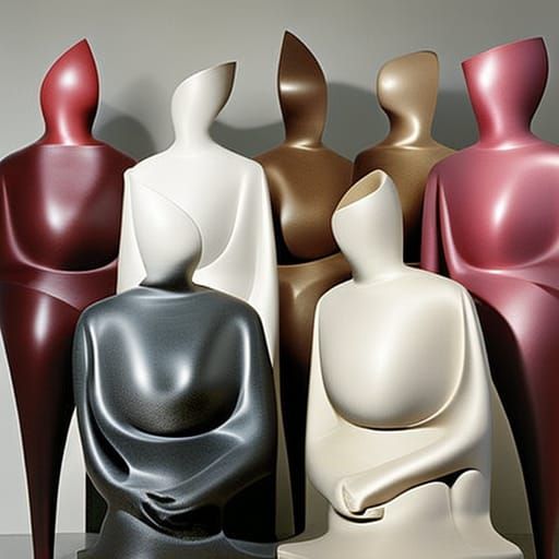 Abstract Sculpture in the Style of Hans Arp