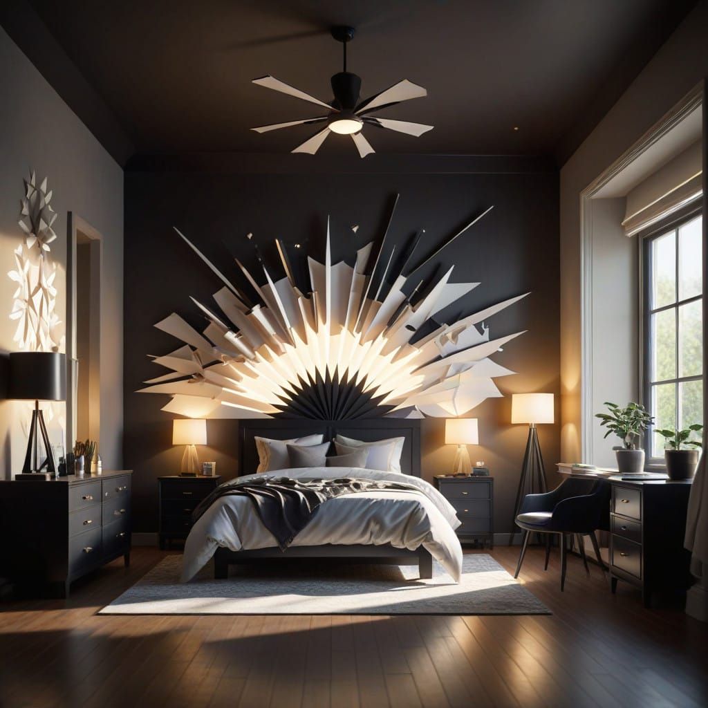 Warmth of Sunbeams in an Ebony-Adorned Sanctuary