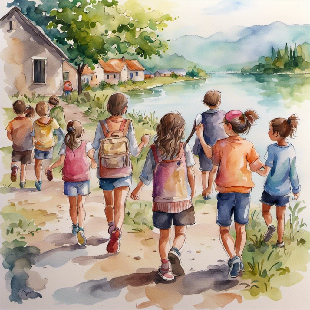 Summer camp adventure