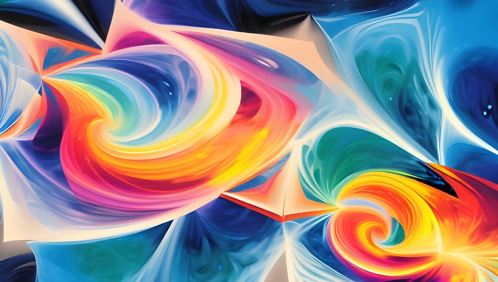 Vivid Cosmic Geysers in Primitive Art Style