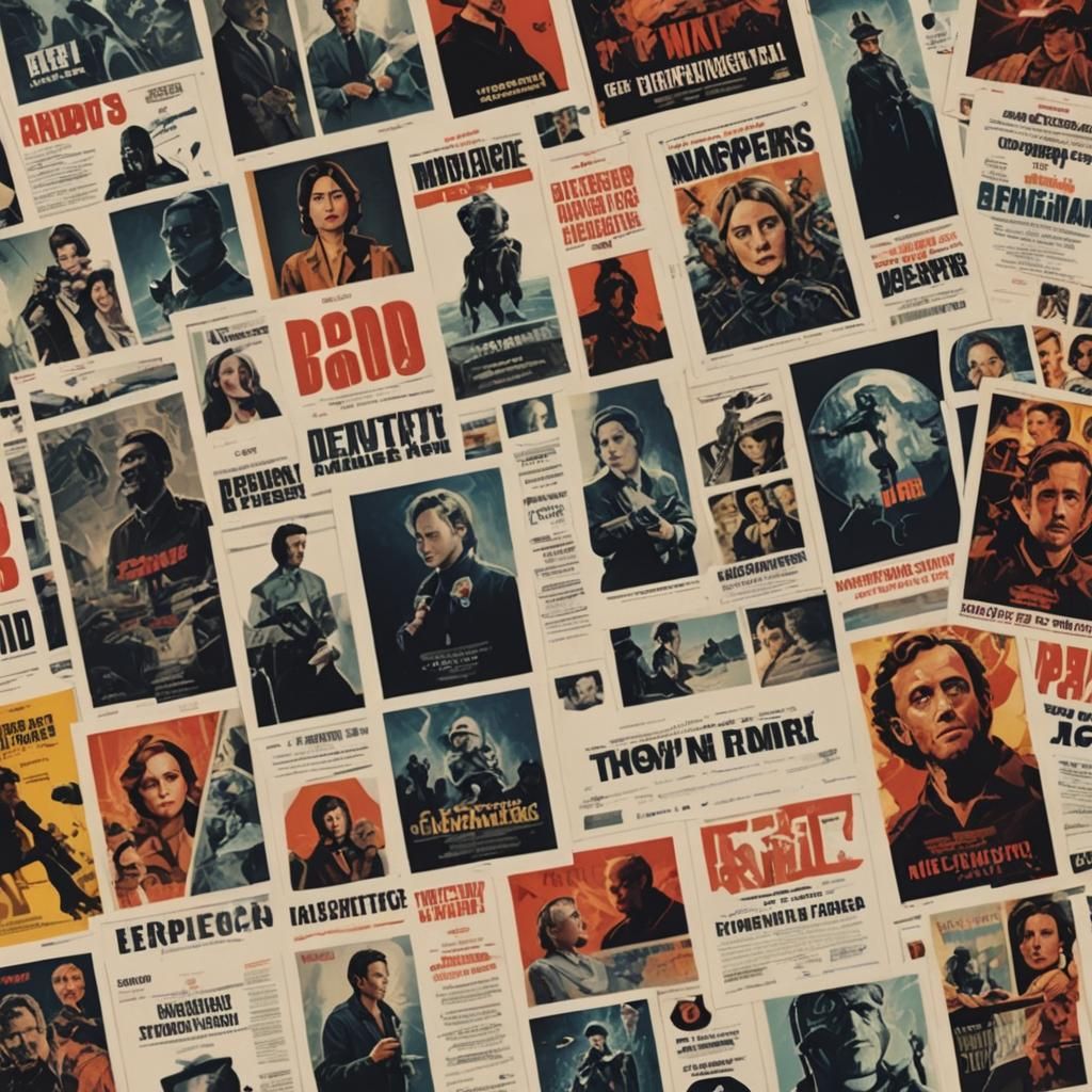 AI-Generated Movie Posters for Imaginary Films