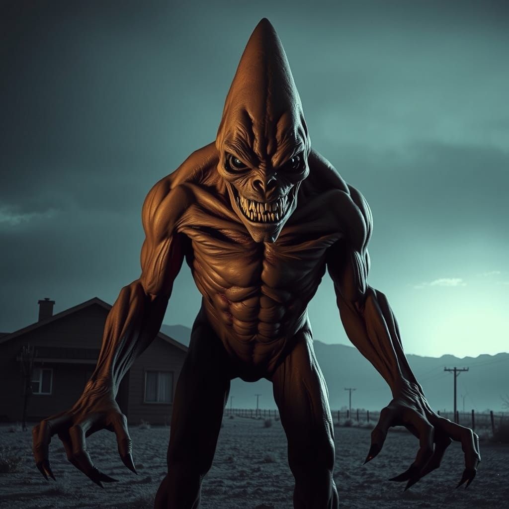 Ethereal Night Terror Haunts Darkened Bedroom in High-Resolu...