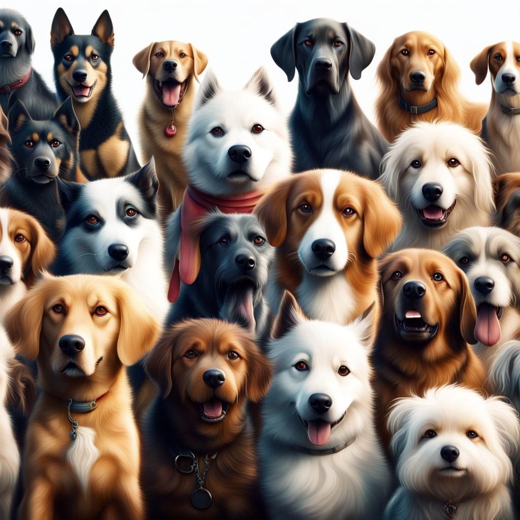 Epic Cinematic Dog Digital Matte Painting