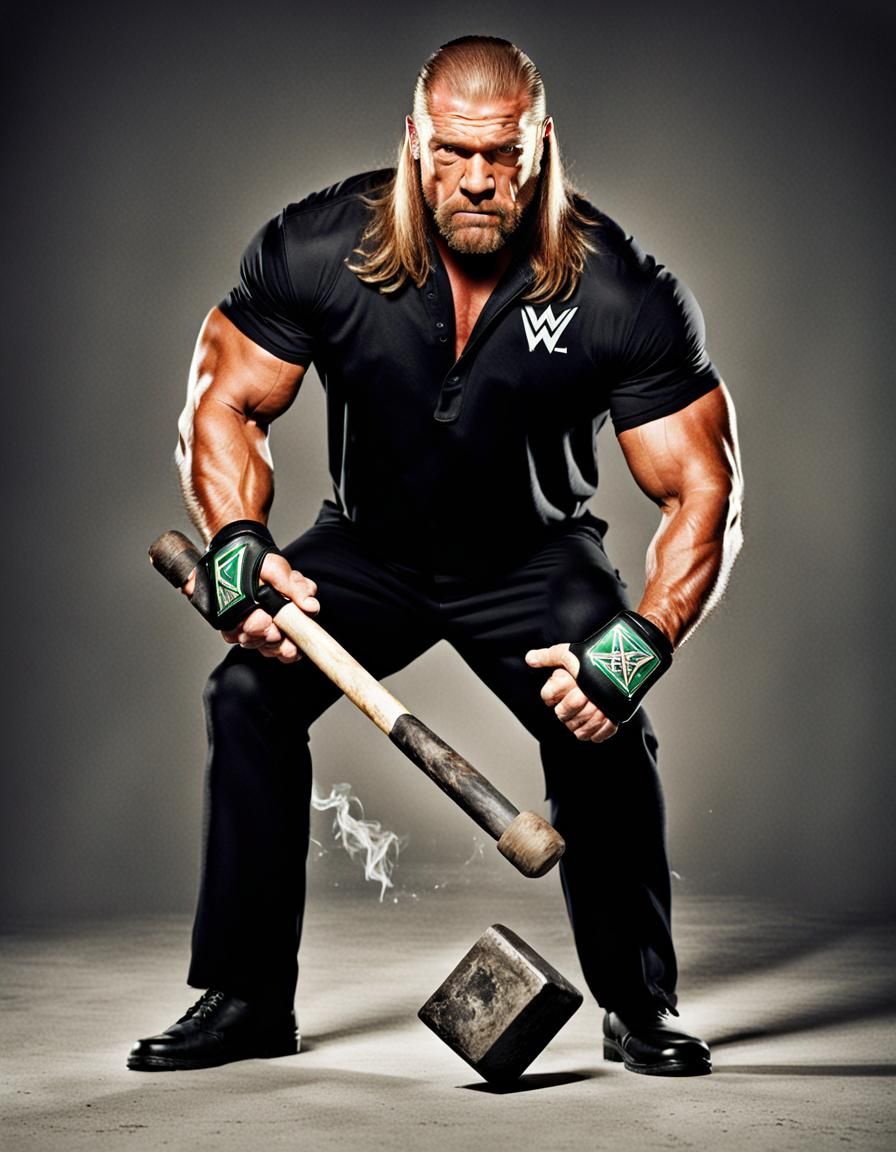 Wrestler with Sledgehammer