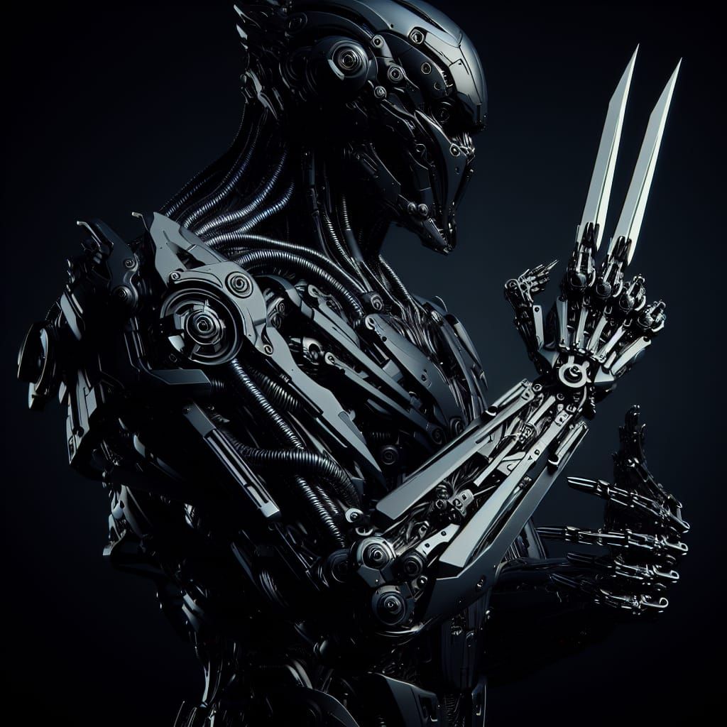 Cyborg yautja predator.