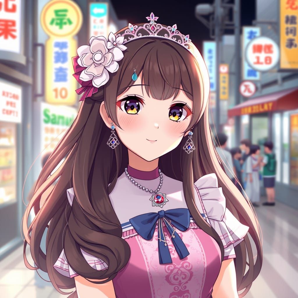 Hyper Realistic Kawaii Princess of Shibuya Ward