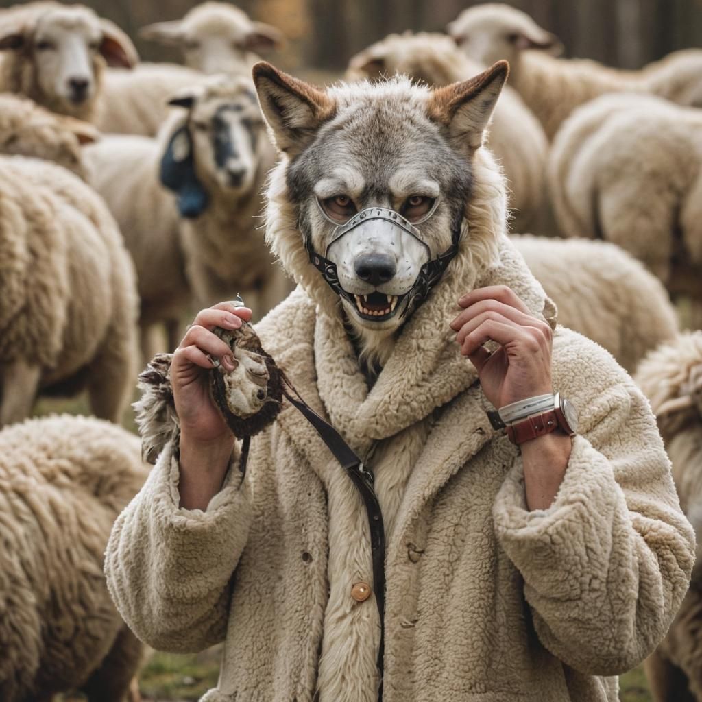 Striking Wolf Reveals True Self in Revealing Photo