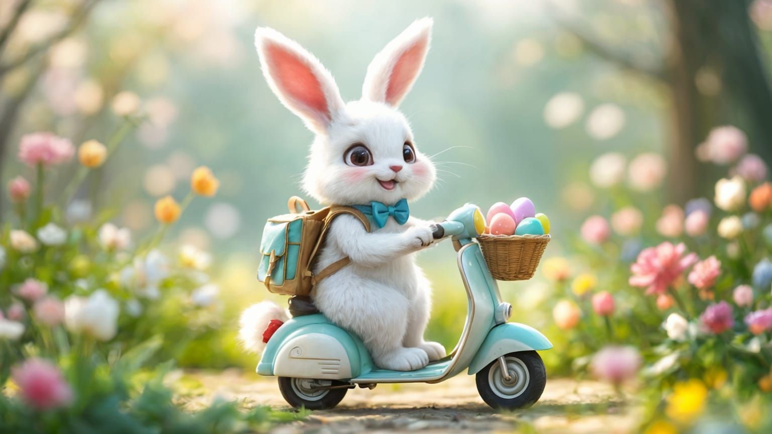 Deliver-bunny….Easter courier.