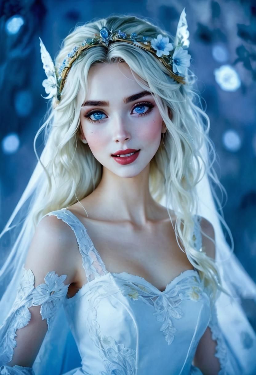 Impasto Painting of an Enigmatic Woman