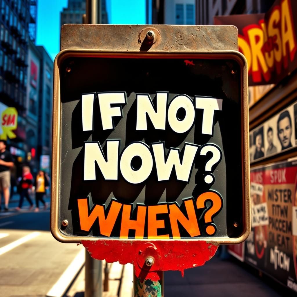 Graffiti Art: If Not Now, When? in Urban Scene