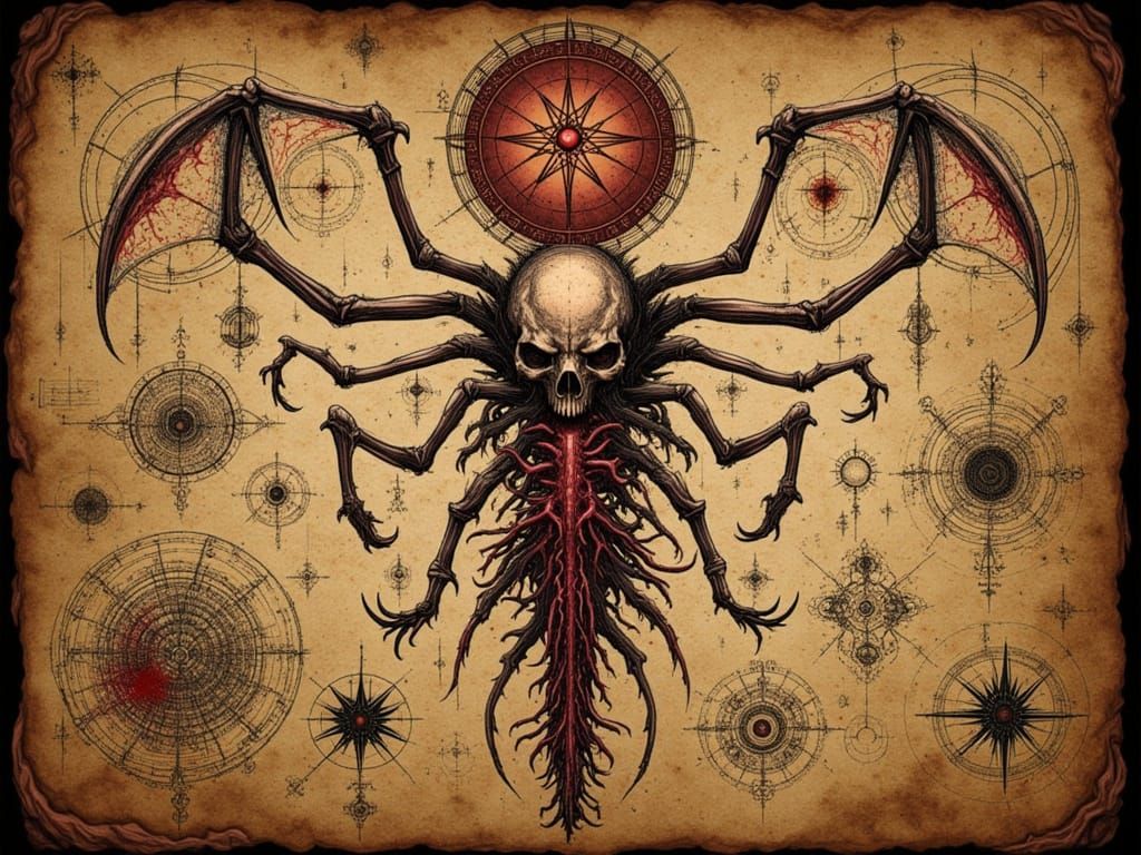 Evil Plague Doctor's Gothic Surgical Notes