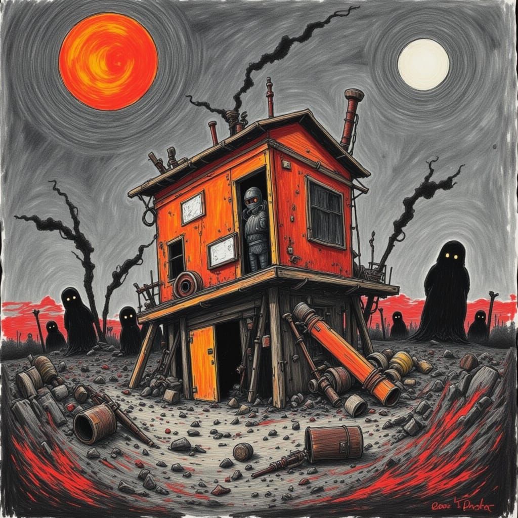 Futuristic Cityscape at Dusk