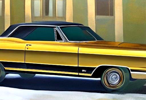 1966 Monte Carlo in Oil on Canvas