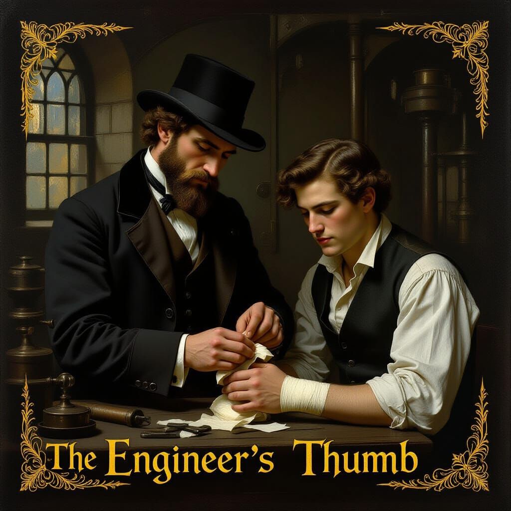 Doctor Watson Tends to Wounded Engineer