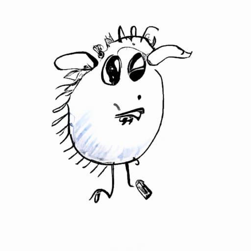 Funny Xeme Bird Cartoon Drawing