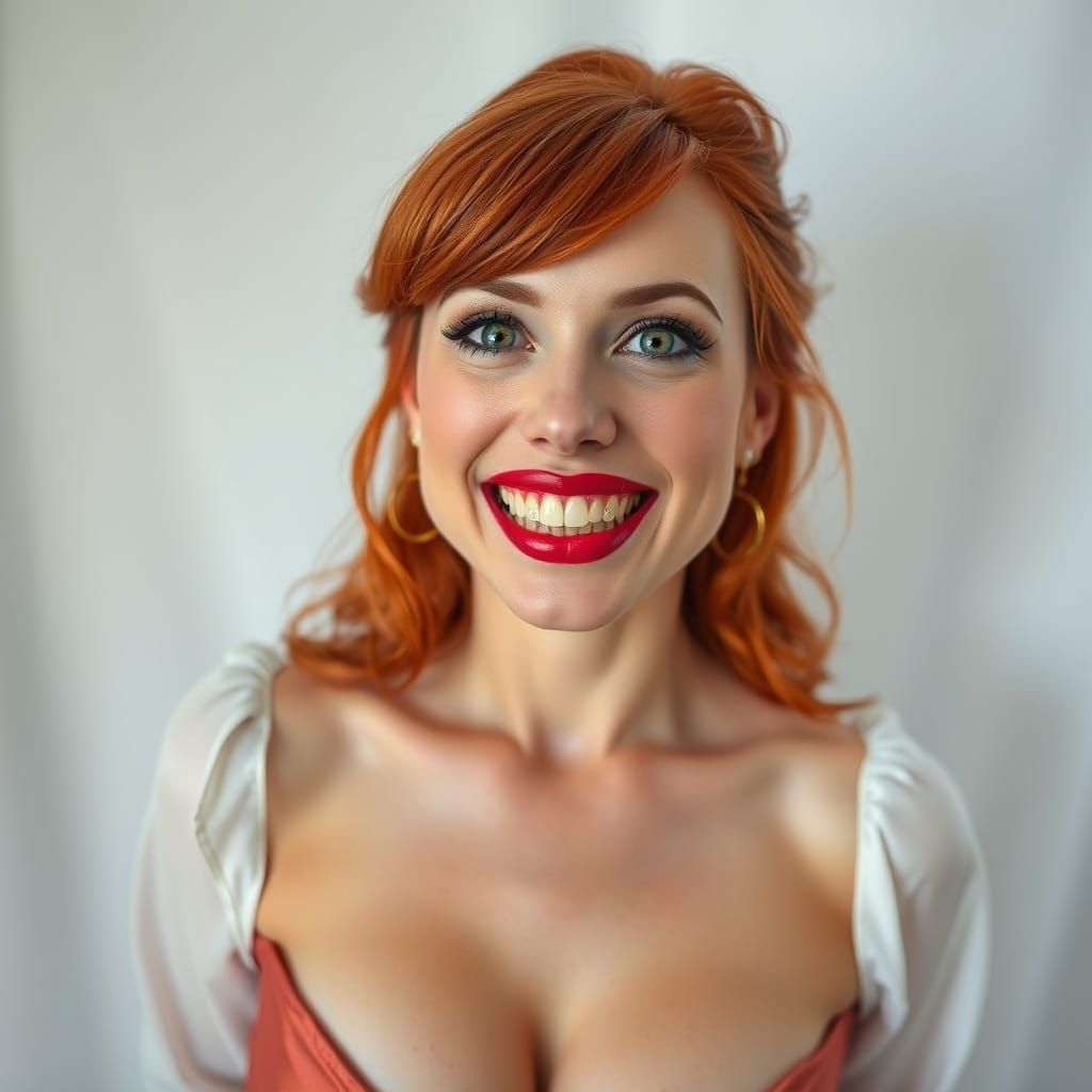 Pin-Up Portrait in a Photo Booth