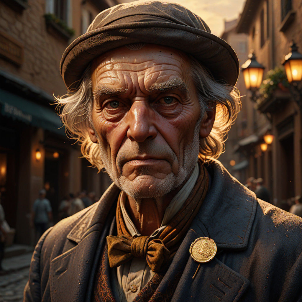 Catalan Ebenezer Scrooge: A Masterpiece of Hyperrealistic Ar...