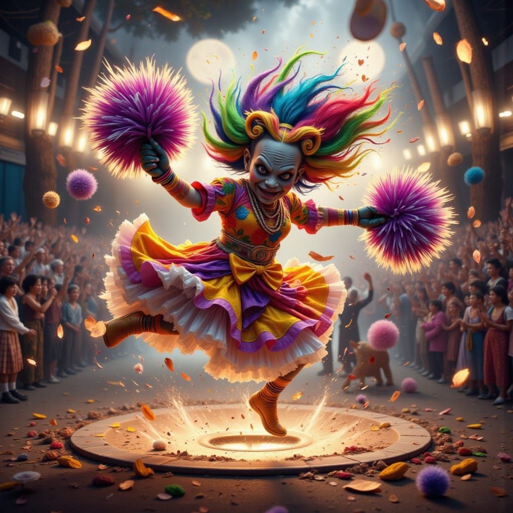 Angry Meemaw's Hyperrealistic Dance