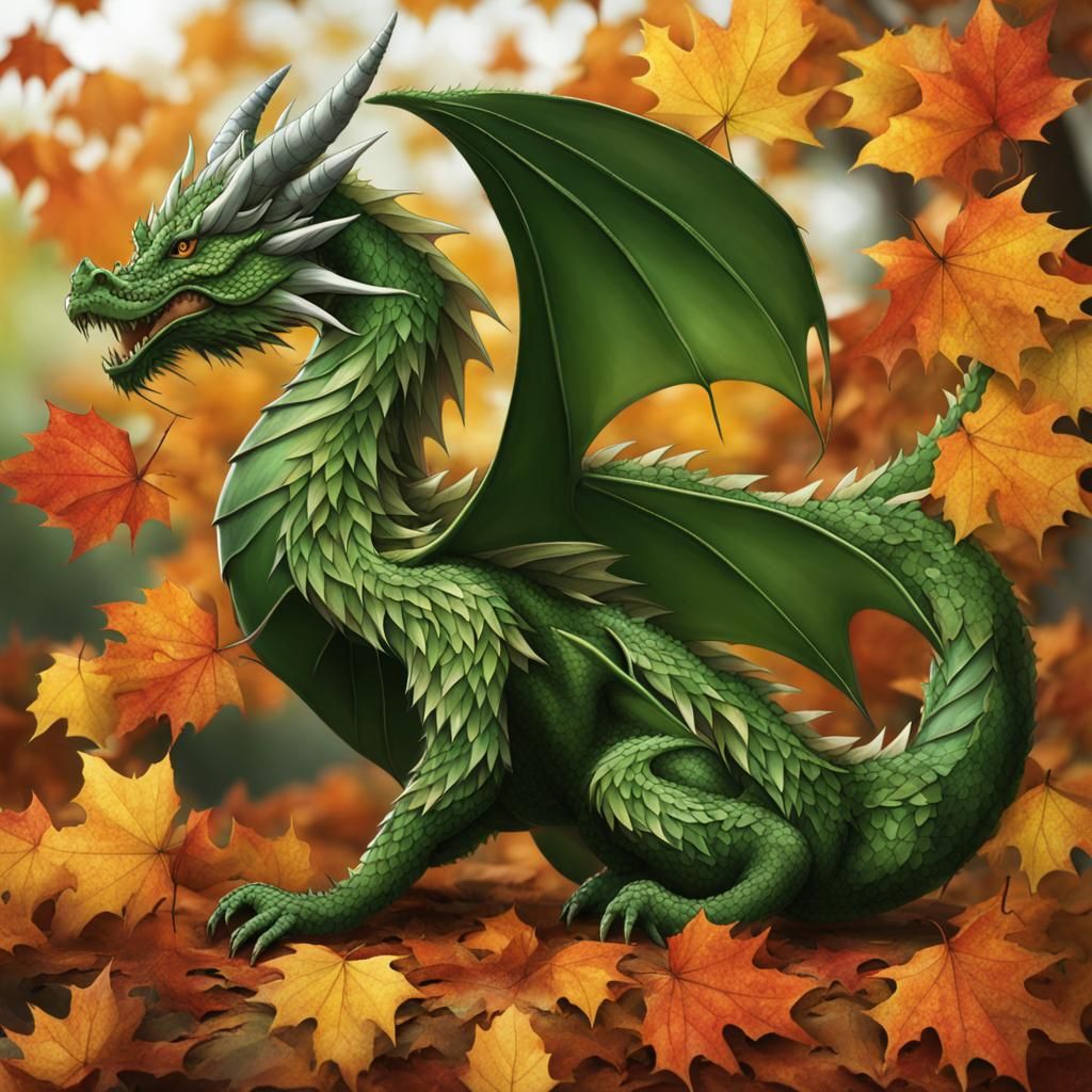 Leaf Dragon: A Verdant Mythical Creature