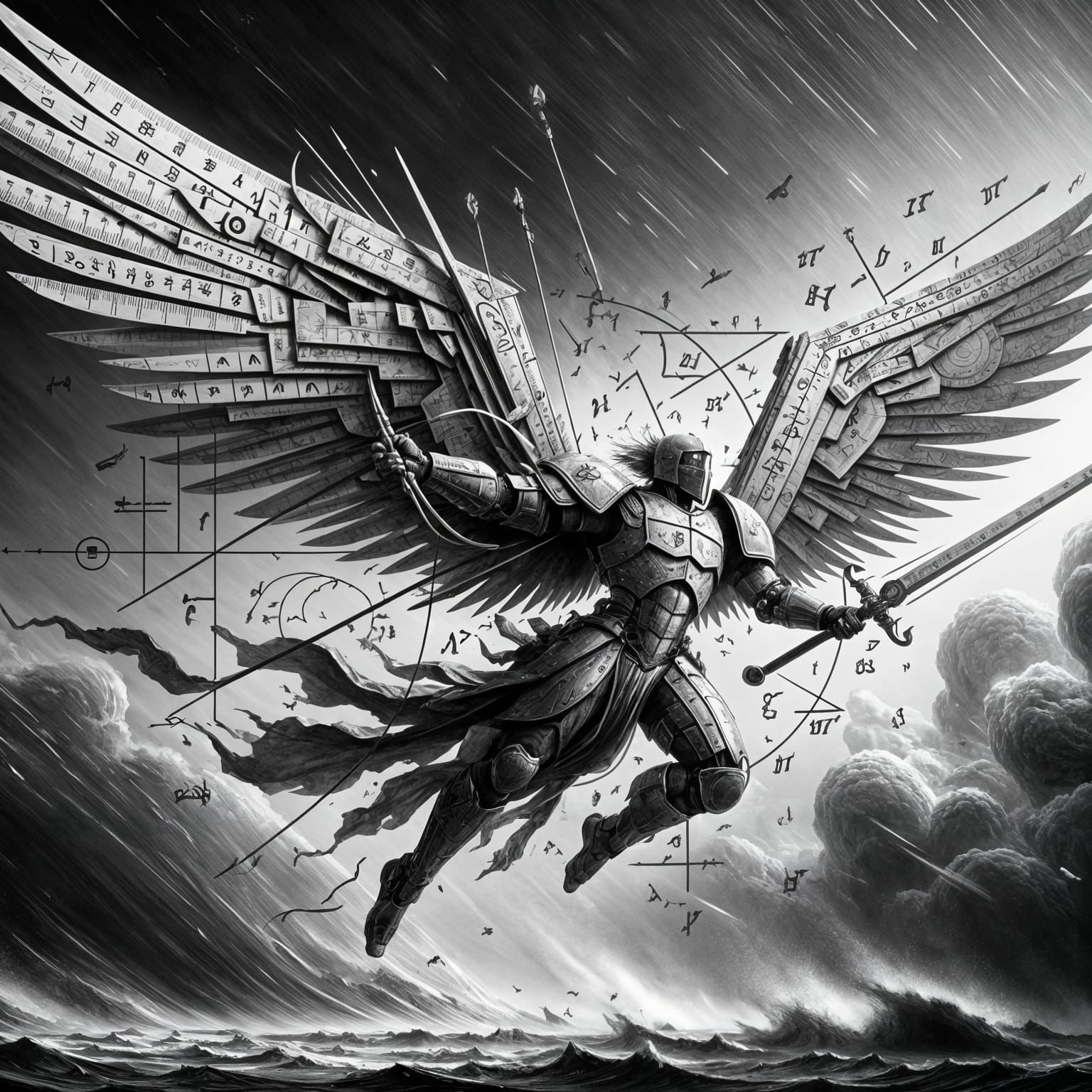 Math'iel, The ➗ Mathematical ✖️ Archangel of War.