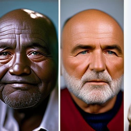 Dramatic Portrait of Rocket Man in Studio Lighting