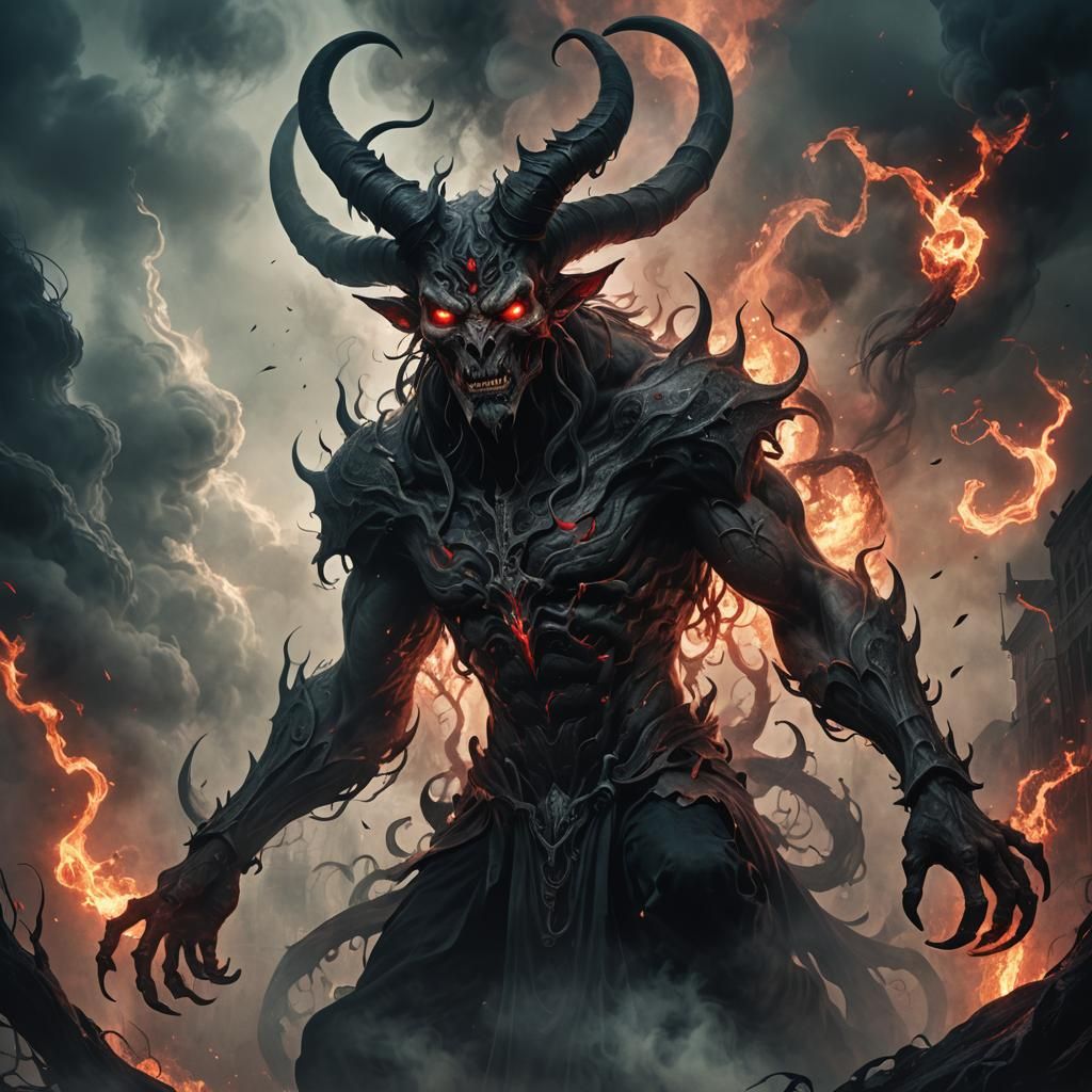 Sinister Dream Demon in Dark Fantasy Style