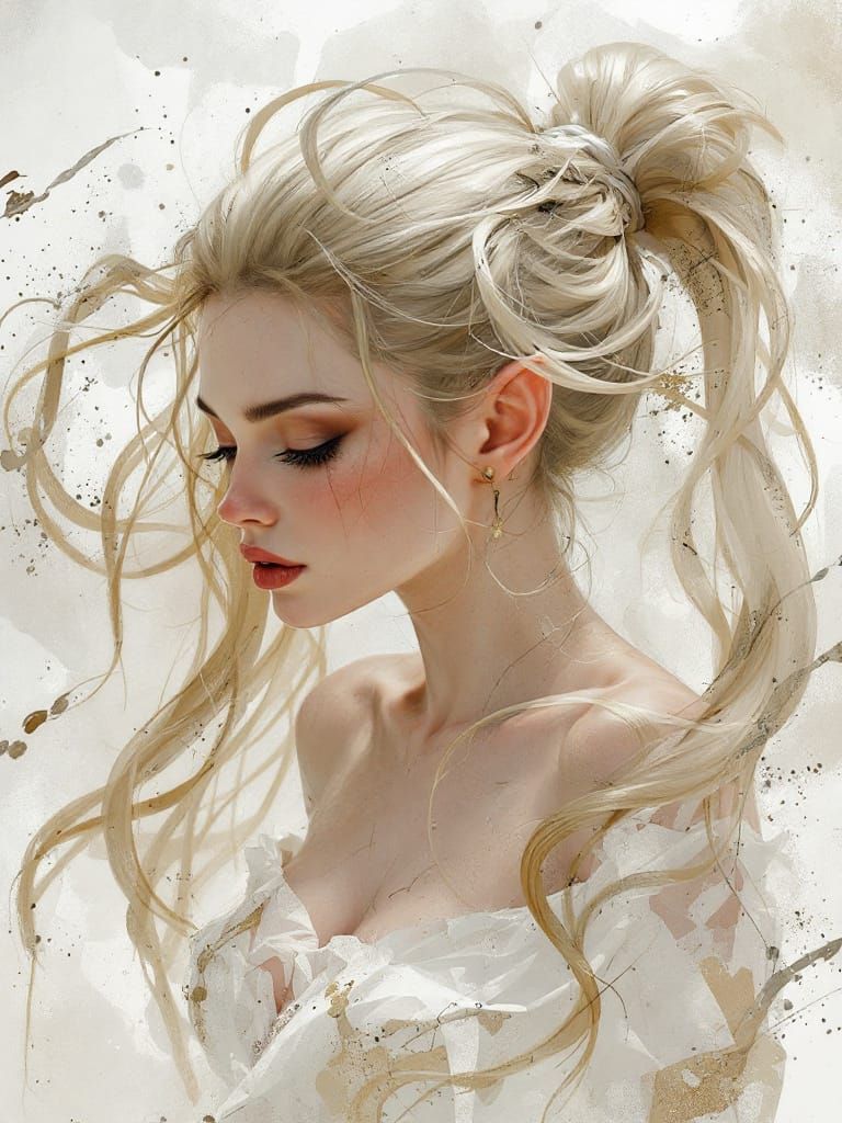 Elven Woman in Armor: Hyper-Realistic Fantasy Art