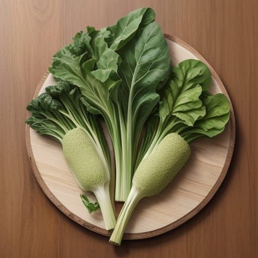 Botanical Illustration of Celtery Greens