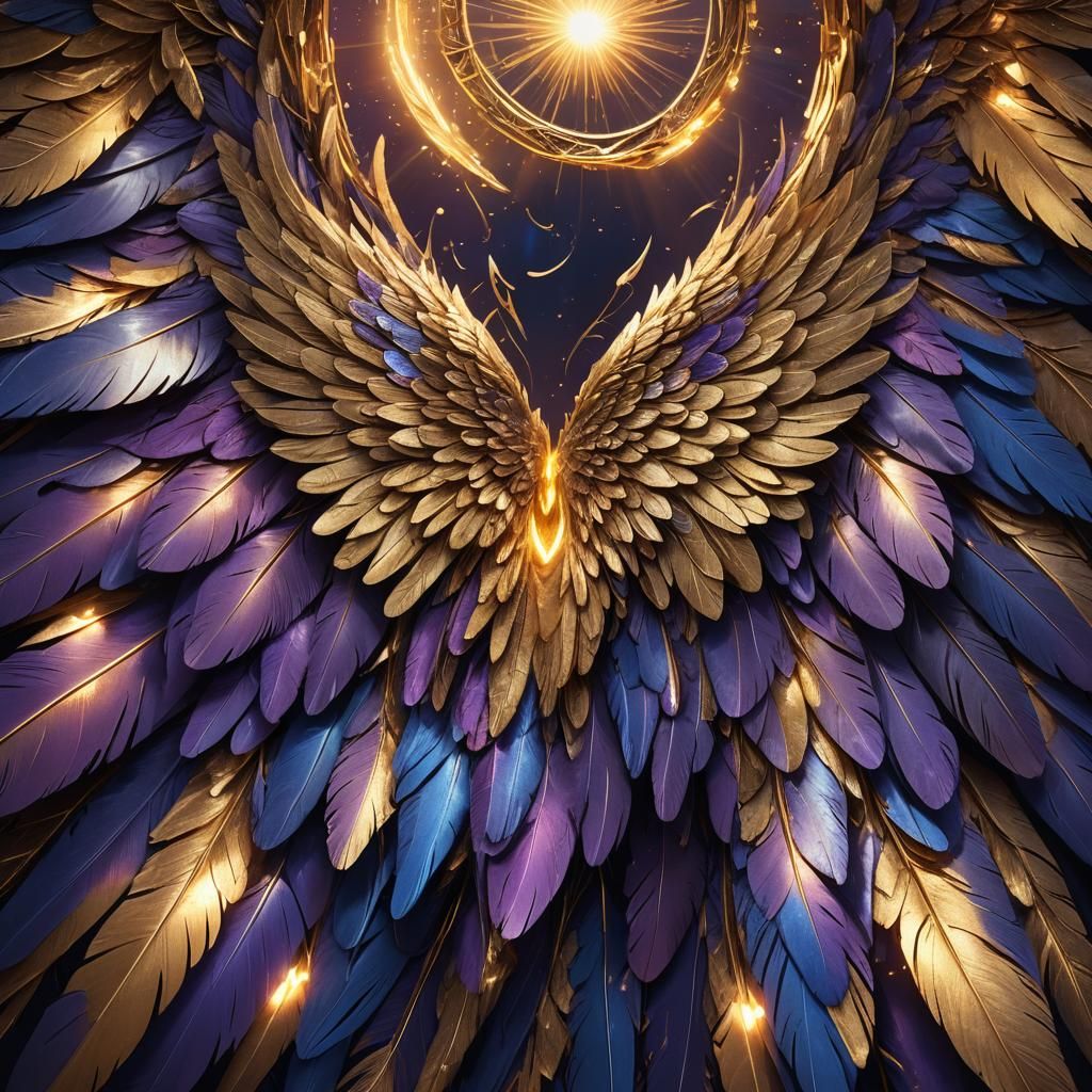 Winged Halo: A Digital Matte Painting