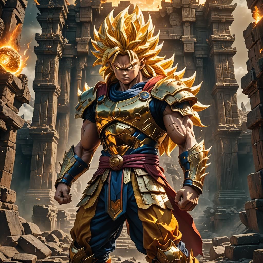 Super Saiyan Warrior Ready for Battle