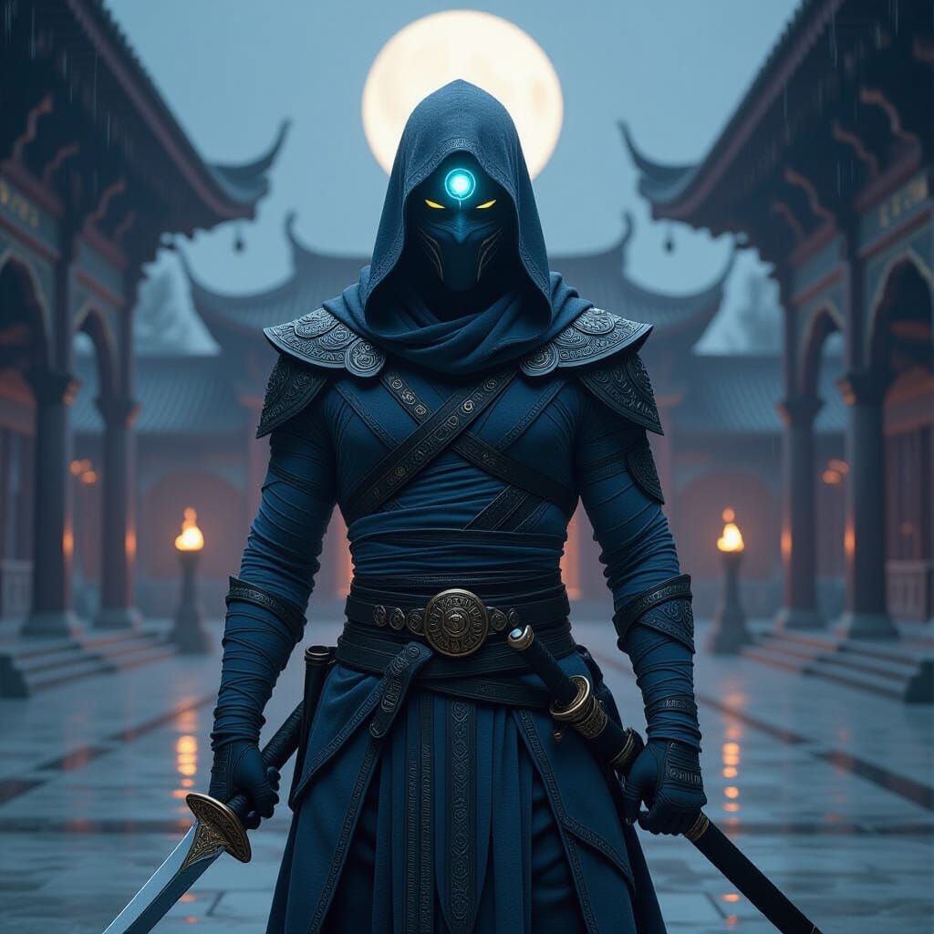 Cyborg Ninja in Ottoman Palace