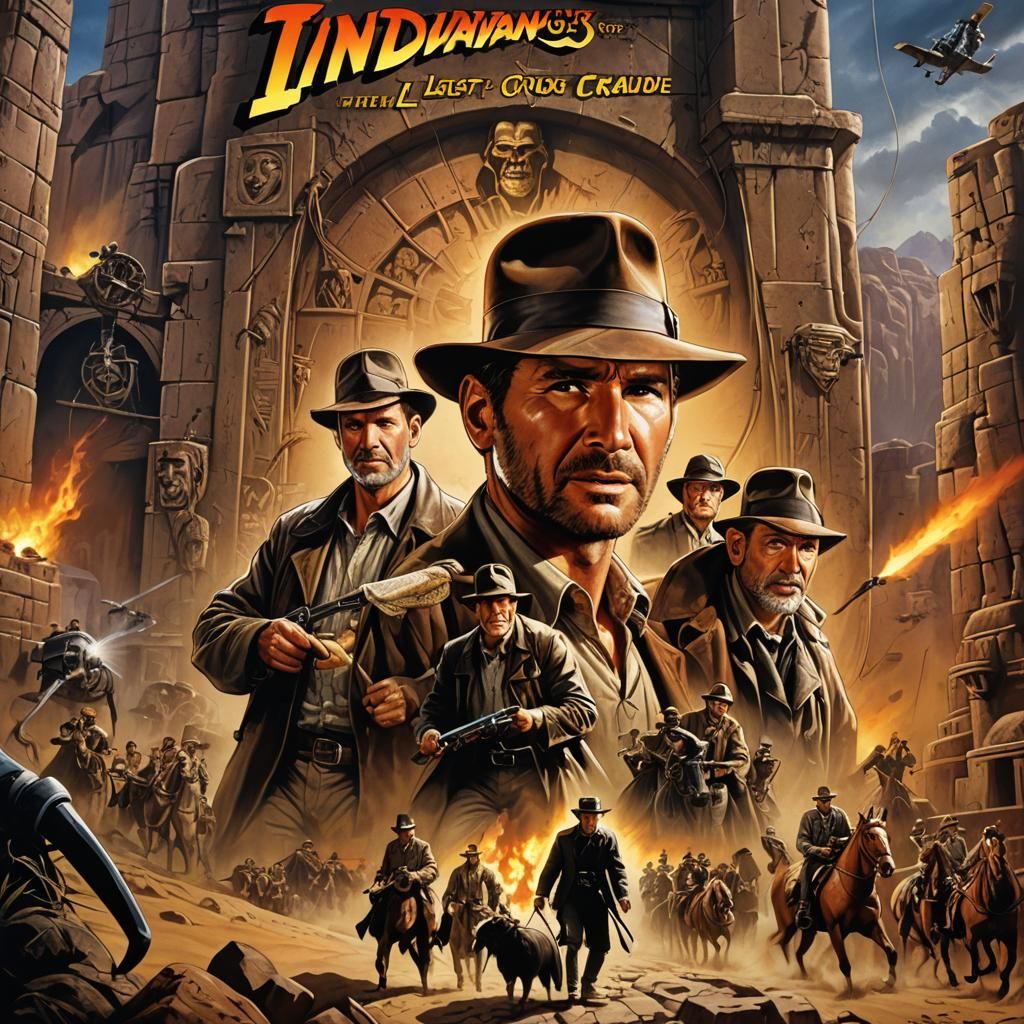 Indiana Jones and the Last Crusade Movie Poster