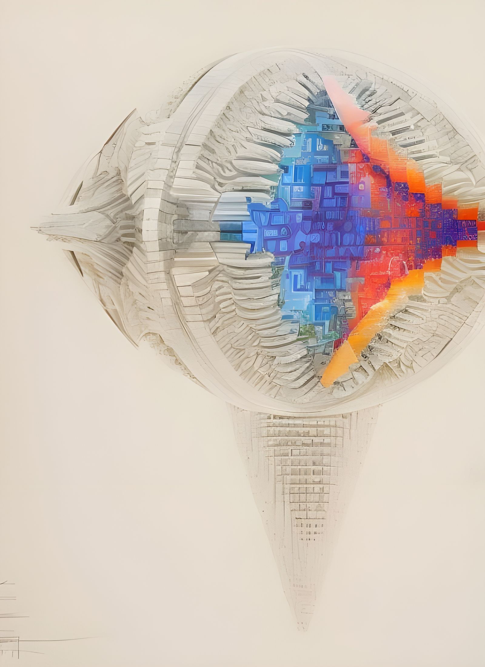 Intricate Geometric Abstract in 8k Resolution