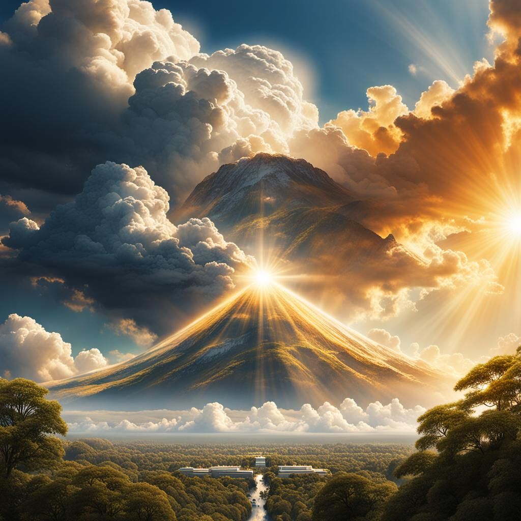 🌍🌬️🔥 Earth, Wind and Fire 🌍🌬️🔥 detailed matte painting...