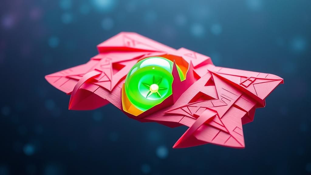 Made of paper: Vibrant, intricately folded papercraft spaces...