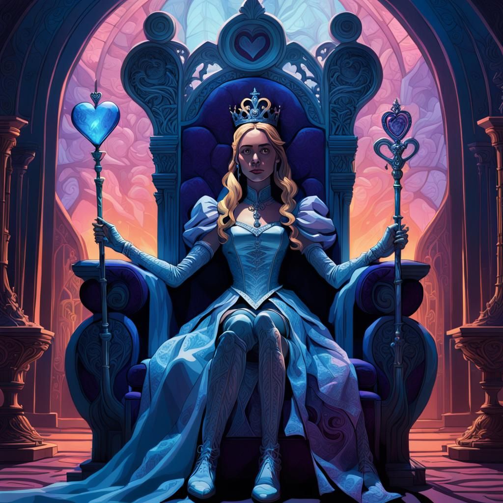 Alice as Queen: Fantasy Concept Art in Unreal Engine 5