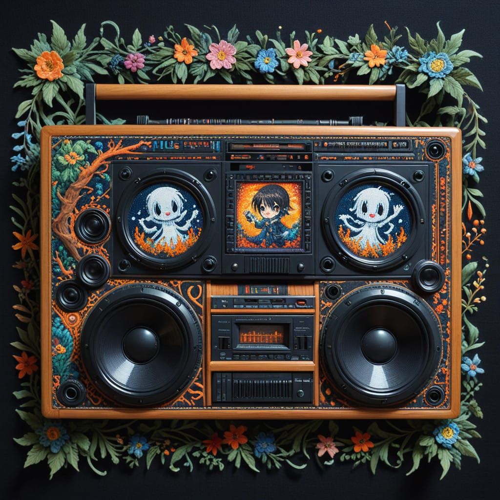 Surreal Boombox Dance in Abandoned Asylum