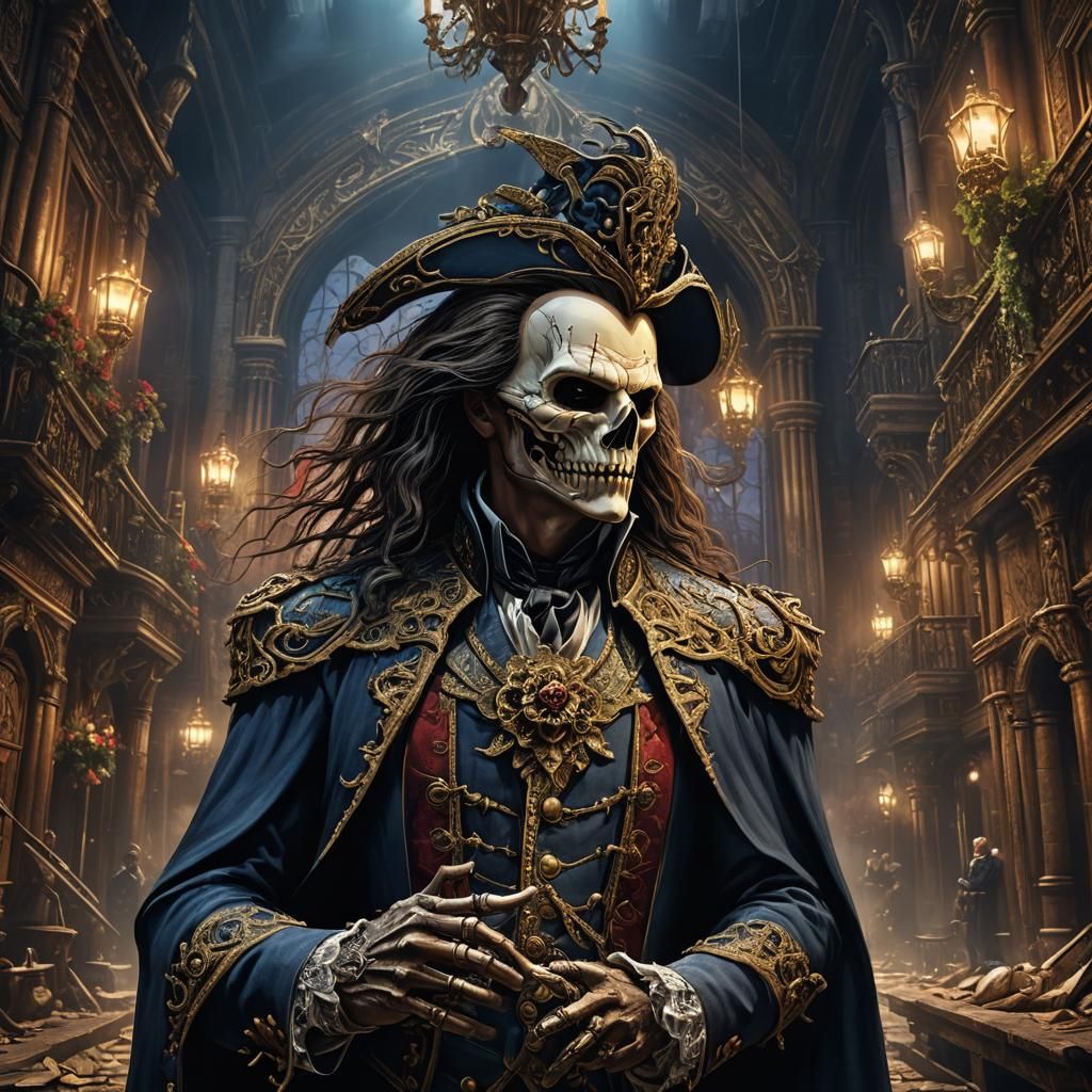 Eddie as Phantom: Detailed Matte Painting