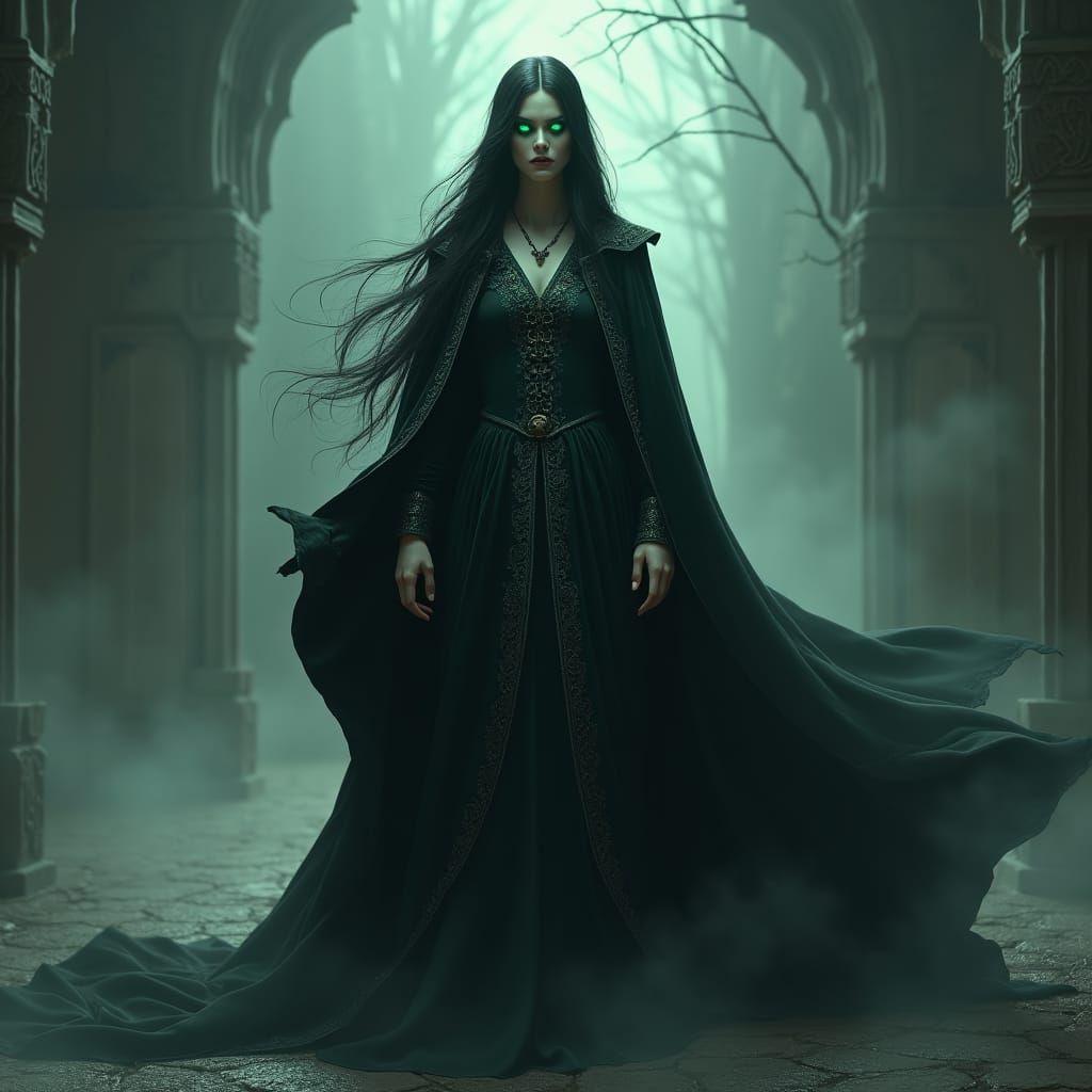 Thuringwethil: Vampire Servant in Gothic Realm