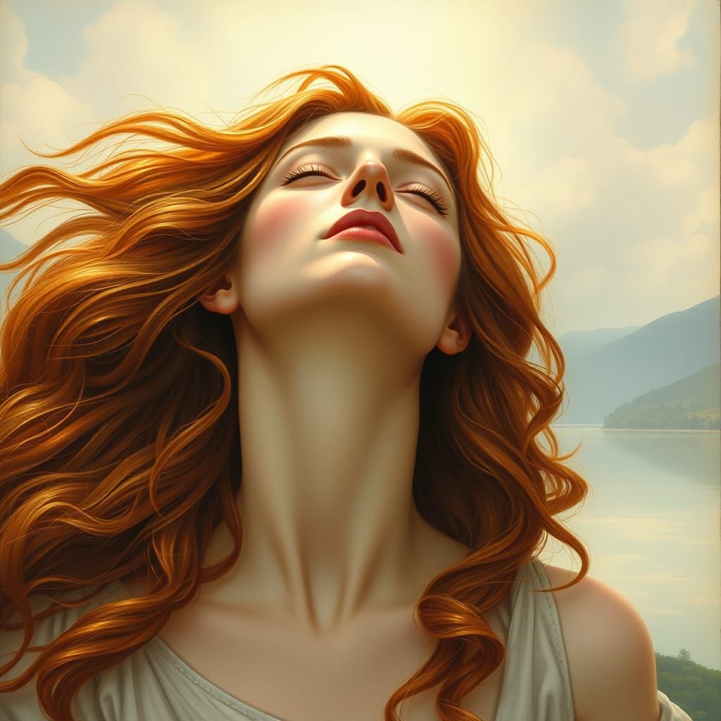 Renaissance Woman in Divine Rapture