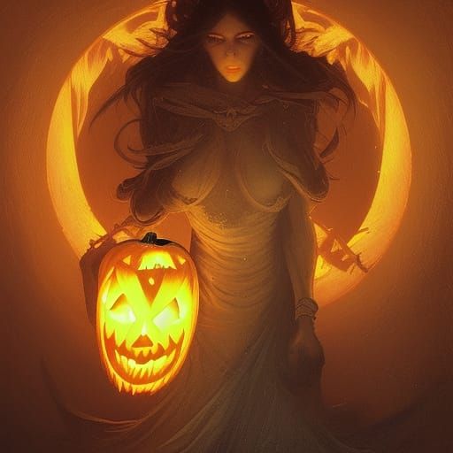 Dark Fantasy Pumpkin Carving Masterpiece