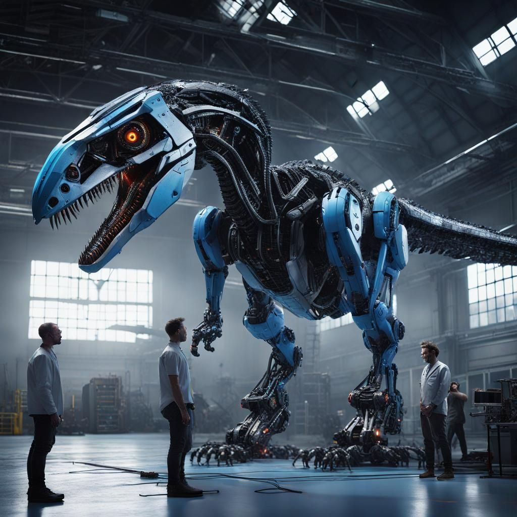 A Robotic Megaraptor Created By Scientists.